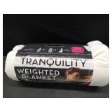 12lbs Weighted Blanket Ivory - Tranquility - Retail: $80