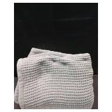 Chenille Knit Throw Blanket with Faux Shearling Reverse Gray - Threshold