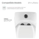 Swiss Madison Well Made Forever SM-CH05B, Toilet Hardware Black (SM-1T803)