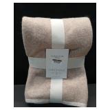 The Cozy Collection Cozy Faux Cashmere Knit Throw Tan - Threshold - Retail: $40