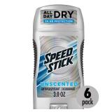 Speed Stick Power Antiperspirant Deodorant for Men, Unscented - 3 Ounce, (Packaging May Vary)