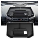 CZmenghe 12 Inches and 14.4 Inches Screen Dashboard Storage Organizer Compatible with 2019-2026 Dodge RAM 1500 Dashboard Storage Tray Replacement for 2019-2026 Dodge RAM 1500 Accessories