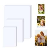 ZBEIVAN Photo Paper 4x6, 5x7, 8x10 inch, Glossy Photo Papers 150 Sheets, Inkjet Printer Photo Paper for Dye Ink, 200 GSM (50 Sheets of each size 4x6, 5x7, 8x10)