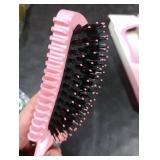 Auhrjomra Curl Defining Brush Pink, Volume Curly Hair Brush for Effortlessly Detangling Shaping and Styling Women