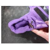 Queenmore Medium Dog Sweaters, Soft Fleece Vest Pullover Dog Jacket with Leash Hole, Warm Winter Dog Clothes Cold Weather Doggy Dachshund Sweater for Medium Dogs Cats Boy or Girl (Lavender, M)