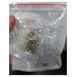 Mirror Hangers for The Wall, Mirror Holder Clips, Clear Plastic Mirror Mounting Clips, Glass Retainer Clips Kit Crystal Mirror Hanging Hardware Frameless Kit for Wall and Fixed Mirror Box Door