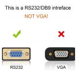 CableCreation USB to RS232 Serial Adapter with PL2303 Chip, 3.3 FT USB to DB9 Pin Female Converter Cable for Cashier Register, Modem, Scanner, Digital Cameras, CNC etc, Black