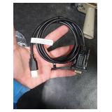 CableCreation USB to RS232 Serial Adapter with PL2303 Chip, 3.3 FT USB to DB9 Pin Female Converter Cable for Cashier Register, Modem, Scanner, Digital Cameras, CNC etc, Black