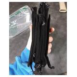 Tapleap Velvet Drawstring Bags, 12Pcs Black Coin Pouch, 4x6, Wedding, Valentine