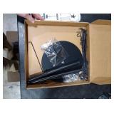 Cinnvoice Wire Tree Christmas Metal Ornament Tree Black Wrought Iron Ornaments Display Stand Features Hooks Easy Assembly for Xmas Small Craft Items Hanging Decor