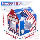 Meow America Cat House for Indoor Outdoor Use, 15.55