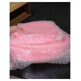 Prestee 50-pc Pink Plastic Plates - 25 Plastic Dinner Plate (10) + 25 Salad Small Plate (7) - Disposable Plate, Tea Party, Pink Party, Easter, Baby Shower Plates