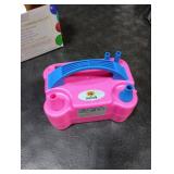 NuLink Electric Portable Dual Nozzle Balloon Blower Pump Inflation for Decoration, Party, Sport [110V~120V, 600W, Rose Red]