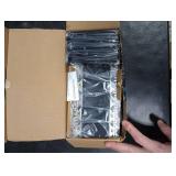 AIDA Single Pole Rocker Decorator Light Switch, 15 Amp Self-grounding Electrical Light Switches, Wall Plate Included, Residential Grade, UL Listed (10 Pack, Matte Black)