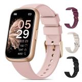 Fitness Tracker, Smart Watches for Women with 24/7 Heart Rate Monitor, Sleep Tracker, Breathing Training, 1.47 Fitness Watches for Women with 24 Sports Modes, Activity Tracker as Gift (4 Bands)