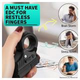 Fidget Spinner Toy Adults & Teen Plastic Fidgets Magnetic Slider Spinner Chain Ring Cool Gadget Roller Office Desk Toy 5 in 1 Stress Relief Sensory Item for Autism ADHD Anxiety Stocking Stuffers Men