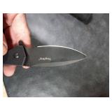 ZhengSheng Praxis Pocket Knife, 2.9 D2 Steel Folding Knife with G10 Handle PVD Titanium Coating Blade Lightweight for every day carry.