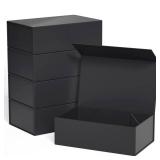 Gift Boxe 10 x 6 x 3 with Magnetic Closure Lid Gift Boxes for Presents,Bridesmaid Gifts Box,Cute Box,Birthday Gift box,Luxury for Gift Packaging, Magnetic Gift Box for Wrapping Gifts (Black/5PCS)
