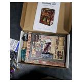 3DVASE Book Nooks for Adults, DIY Miniature Dollhouse Book Nook Kit, Model Kits Craft Kits for Adults with Led Light and Music Mechanism, Adult Craft Kits Gifts for Family and Friends