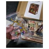 3DVASE Book Nooks for Adults, DIY Miniature Dollhouse Book Nook Kit, Model Kits Craft Kits for Adults with Led Light and Music Mechanism, Adult Craft Kits Gifts for Family and Friends