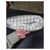 PURE ERA Jersey Knit Duvet Cover Set 100% T-Shirt Heather Cotton Super Soft Comfy Classic Striped Design, with Zipper Closure, Grey & White Stripe, King