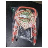 My First Baby Doll Stroller for Toddlers 3 Year Old Girls, Little Kids | Toy Stroller with Bottom Storage Basket, Foldable Frame, Canopy, Seatbelt