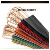 qiqee Medium Size Paper Gift Bags With Handles 10.6x8.3x4.3 16 Solid Colors Party Favor Bags 16-Packs