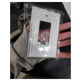 Vintage Mexican Tile Talavera Ceramic 1 Gang Rocker Light Switch Plate Single Decora Outlet Wall Plate Cover Faceplate Decorative Switchplate GFCI for Farmhouse Bathroom Bedroom Living Room Decor