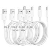 Car Carplay Cable for iPhone 17 16 15 Charger Cord,3/3/6/6FT USB A to USB C Cable for iPhone 17 Pro Max/16 Pro/15 Plus Charger,USB C Car Charger for Apple 17 Air/16 Pro Max/16e/15/iPad Pro