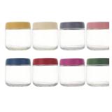 GLATABAM 10 OZ 8Pack, Overnight Oats Jars with Lids, Glass Meal Prep Containers, Airtight Mason Jars for Breakfast, Yogurt Parfait, Salad & Smoothies, Leakproof and Reusable Food Storage Jars