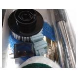 Bomves Electric Spin Scrubber, Cordless Cleaning Brush Scrubber for Home, 8 Replaceable Brush Heads-90Mins Work Time, 3 Adjustable Size, 2 Speeds for Bathroom Shower Bathtub Glass Car