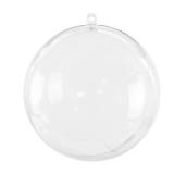 Super Z Outlet Clear Plastic Acrylic Bath Bomb Mold Shells Molding Balls Kit (100mm, 12 Pack)
