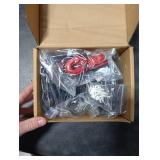 Tresound LED Cab Roof Marker Lights for 03-16 Dodge Ram 1500 2500 3500 with 5 in 1 Wire Harness (Smoked Lens with 16 White LEDs)