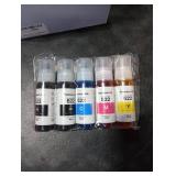 CEEBOO 522 High Capacity (5 Bottles) Refill Ink Bottle Replacement for Epson Compatible 522 Ink Refill Bottles (Not Sublimation Ink) Use for EcoTank ET-2803 ET-2800 ET-2720 ET-4800 Printer