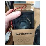 Record Player with Passive Bookshelf Speakers Belt-Drive Vintage Turntable for Vinyl Records External Dual Stereo Speakers LP Players 3 Speed Wireless AUX Headphone Input Auto Stop Retro Black Wooden