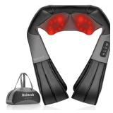 Nekteck Neck Massager for Pain Relief Deep Tissue, FSA Eligible Shiatsu Neck Back Massager with Heat, HSA Massage Tools for Shoulder Trapezius Waist Leg Muscle, Relaxation Gifts for Men Women Dad Mom