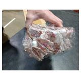 Norme 18 Pcs 3 Size Velvet Christmas Poinsettia Flowers Glitter Artificial Poinsettia Flowers with Stems Christmas Tree Ornaments for Xmas Tree Wreath Wedding New Year Holiday Decor(Macaron Pink)