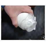 Agyiuns Foam Hand Soap Dispenser - 13.5 oz Ceramic foaming Hand soap Dispenser with Easy-to-Press Pump for Bathroom refillable Liquid Hand soap Dispenser (Foam-White)