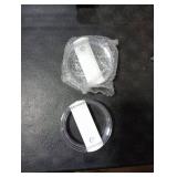 2pk Tumbler Lids Clear and White
