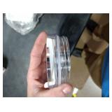 2pk Tumbler Lids Clear and White