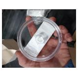 2pk Tumbler Lids Clear and White