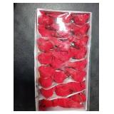 KLEWEE 24 Pcs Cardinals, Artificial Red Cardinal Birds, Clip On Christmas Red Cardinal Ornaments for Christmas Tree Decorations, Wreath, Centerpiece and Crafts - 3.5-3.9 Long