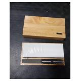 Libken Whetstone Knife Sharpening Stone Kit 1000/6000 Grit with Wooden Box Wet Stone Sharpener Set for Kitchen Knives, BBQ, Hunting, Pocket, Scissor, Blade, Razor Angle Guide & Flattening Stone