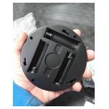 HAMVIDNE LED Spotlights, Battery Powered Picture Lights, Uplighting Indoor, Puck Light with Remote, Plant & Wall Art Display Dartboard Closet Spotlights, Black MISSING ONE BATTERY COVER