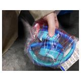 Candy Bila Kids Bluetooth 6.0 Headphones with LED Light, 85Hours Playtimes, Type-C Fast Charging, 85/94dB Volume Limited, Comfort Wireless Headphones with Built-in Mic, Wired & TF Card Mode, Blue