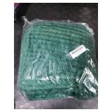 Puncuntex Green Throw Blanket 50x60 Decorations Fleece Super Soft Plush Fuzzy Cozy Blanket with Square 3D Jacquard Grid Design Luxury Lightweight for Couch Sofa Chair,Dark Forest Green