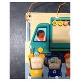 TOP BRIGHT Magnetic Color Maze Sorting Game Montessori Toys for 3+ Year Old Boys Gifts, Wooden Garbage Recycling Game Toddler Travel Toys Fine Motor Skills