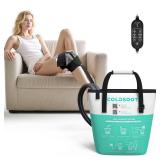 COLDSOOT Cold Therapy Machine w/Timer, Compact and Portable Ice Machine for Knee After Surgery, Knee Replacement Recovery System, Cryotherapy Pain Relief w/Compression Pad for Shoulder, Hip and Ankle