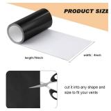 Magnetic Vent Covers for Home Floor Easily Cut Air Magnetic Vent Covers for Ceiling Thick Register Vent Cover for Wall Ceiling RV, HVAC, Air Conditioner, Fireplace and Furnace Vents (4 x 79 Inch)