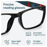 Gaoye 1.0 Professional Reading Glasses for All Day - Computer Readers with Blue Light Protection - Value Pack